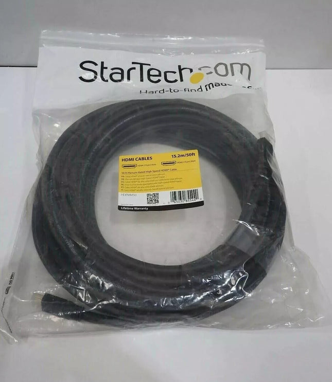 StarTech.com 50 ft 15m Plenum-Rated High Speed HDMI Cable