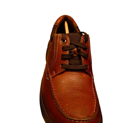 Clarks Men's Bradley Vibe Oxford, Tan Tumbled Leather, 9.5 US