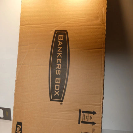 Bankers Box 0070503 STOR/FILE Storage Box, Legal, String and Button, White/Blue,