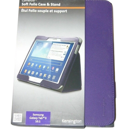 Kensington Comercio Soft Folio Case & Stand for Galaxy Tab 3, 10.1'' - Plum