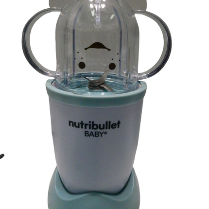 NutriBullet Baby 200W, White / Blue, Blender Designed to Make Baby Food