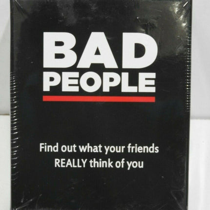 Bad People The Party Card Game You Probably Shouldn't Play Friends Adult Game