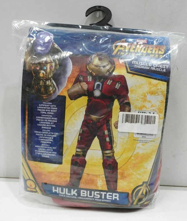 Rubie's 6612,Marvel Avengers Infinity War Muscle Chest Thorax Muscle Size 3-5 He