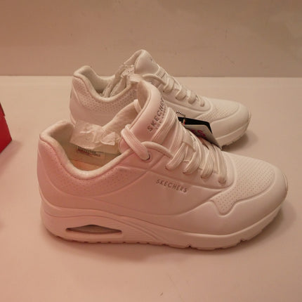 Skechers Women's Uno - Stand On Air Sneaker, White, US 7