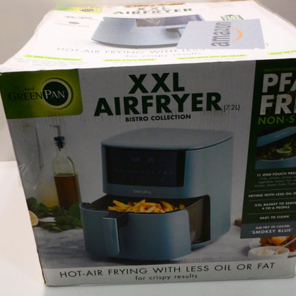 Greenpan Bistro XXL Coloured Air Fryer - Smokey Sky Blue