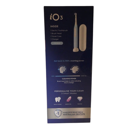 Oral-B iO Series 3 Electric Toothbrush with 1 Brush Head, Rechargeable, Ice Blue
