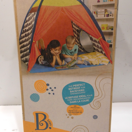 B. toys Indoor and Outdoor Play Tent Garden - Children's Tent