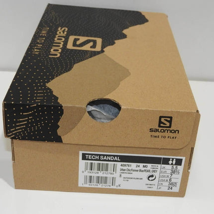 Salomon Tech Sandal Feel Men's Sandals, Urban Chic/Forever Blue/Pearl Grey US 6