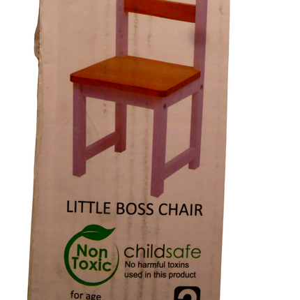Little Boss Timber Chair, White/Natural