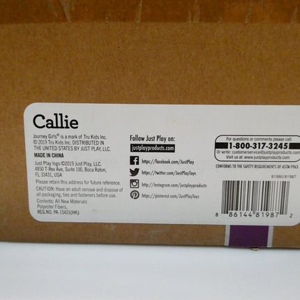 Journey Girls 18-Inch Callie Hand Painted Doll with Brown Hair and Brown Eyes