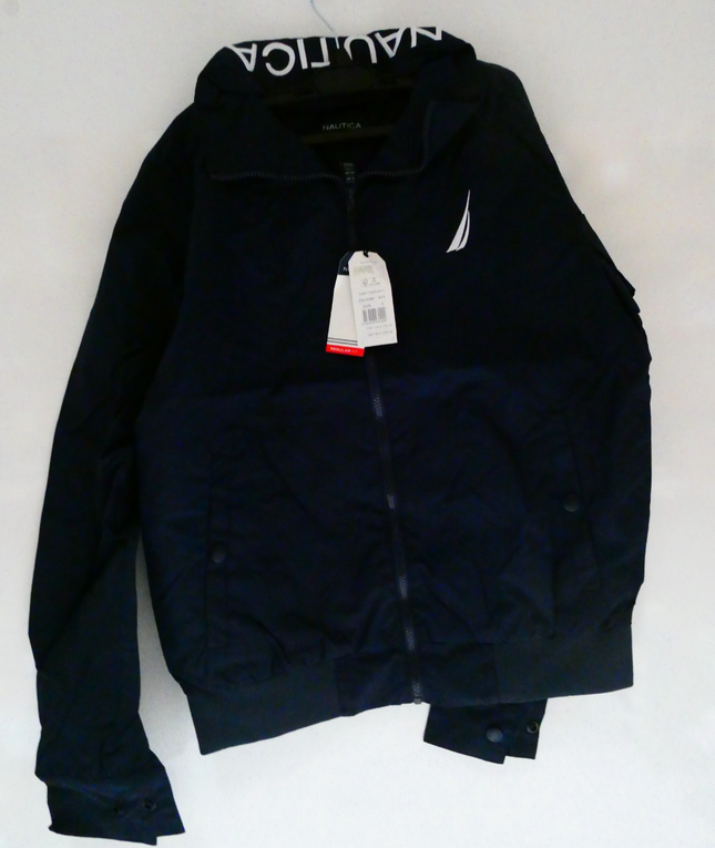 Nautica Men’s Bayer FZ Jacket, Black, Small