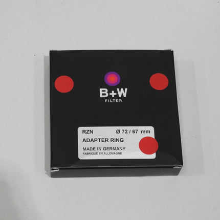 B+W Stepdown Ring 72mm to 67mm