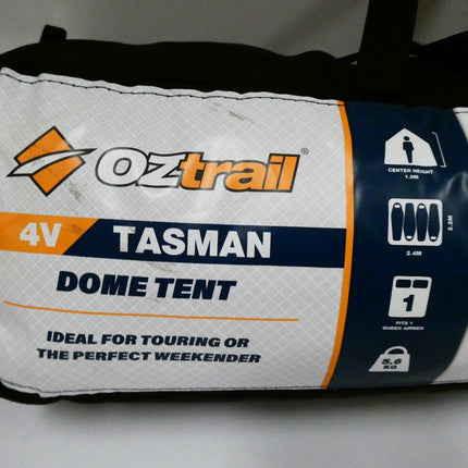 OZtrail Tasman 4 Person 4V Dome Tent