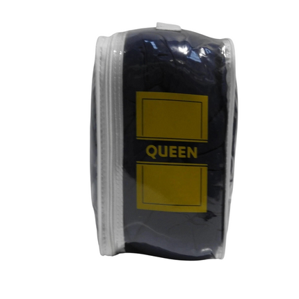 Lush Decor Ruffle Skirt Bedspread, Navy, Queen