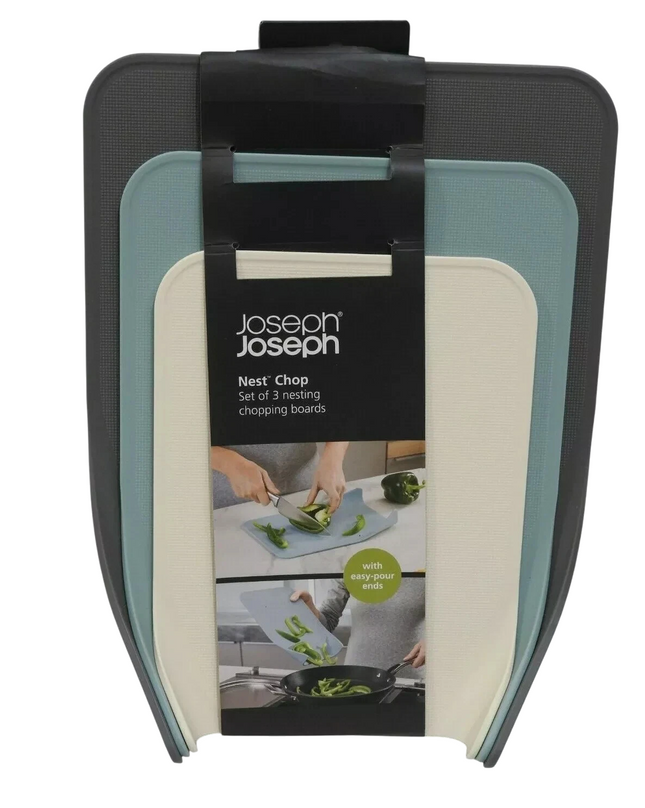Joseph Joseph Nest Boards Set, Large, Grey (3 Pieces)