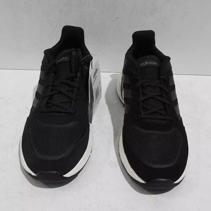 adidas 90S Valasion Women's Running Shoe, Core Black/Night Metallic/Grey, 8.5 US