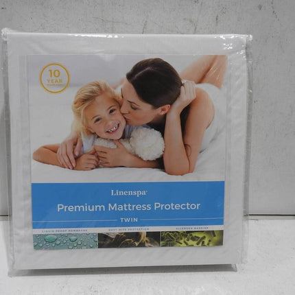 Linenspa Premium Smooth Fabric Mattress Protector - Waterproof - Top Protection
