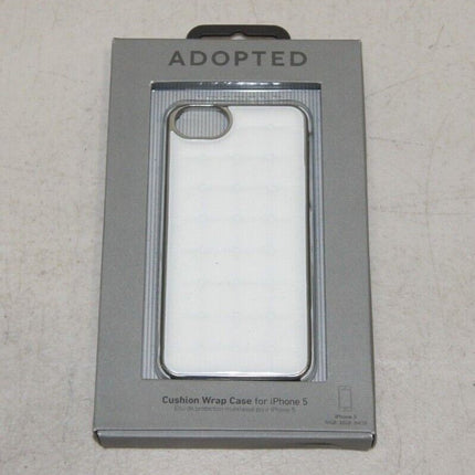 Adopted Cushion Wrap Case for iPhone 5 - White/ Silver