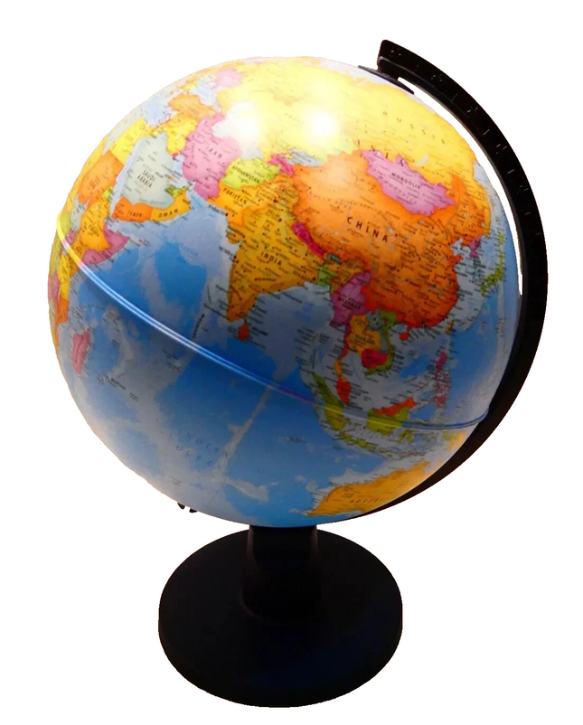 Waypoint Geographic Scout Globe, 12” Interactive Globe for Kids and Adults, Worl