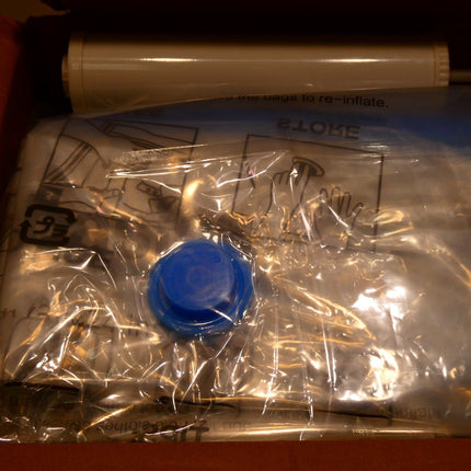 Amazon Basics Vacuum Compression Storage Bags with Hand Pump, 20 Pack