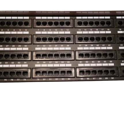 Monoprice 107307 Cat5 Enhanced 110Type 96-Port (568A/B Compatible) Patch Panel