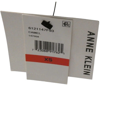 Anne Klein Women's Classic Double Breasted Coat, Camel, X-Small