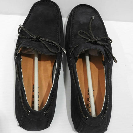 CROFT Men's Perry Flat Loafers, Midnight Suede, EU 41 8US