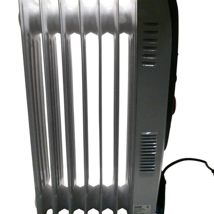 Goldair 1900W 7 Fin Dual Tech Oil Column Heater with 3 Heat Settings, 24-Hour Ti