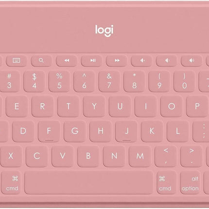 Logitech Keys-to-Go Ultra Slim Keyboard Bluetooth with iPhone Stand - Pink