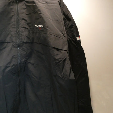 Tommy Hilfiger Men's LIC STOWAWAY  JACKET BLACK, Black - Large