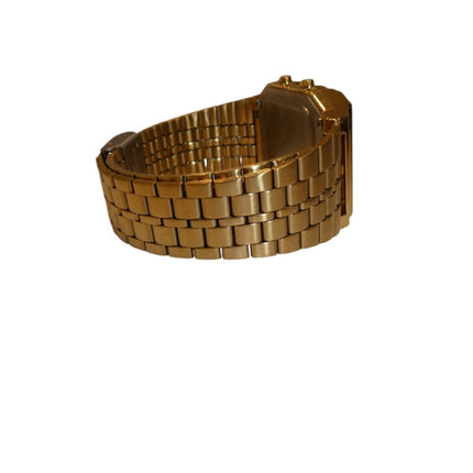 Casio Digital Gold Stainless Steel World Time Watch A500WGA-9DF