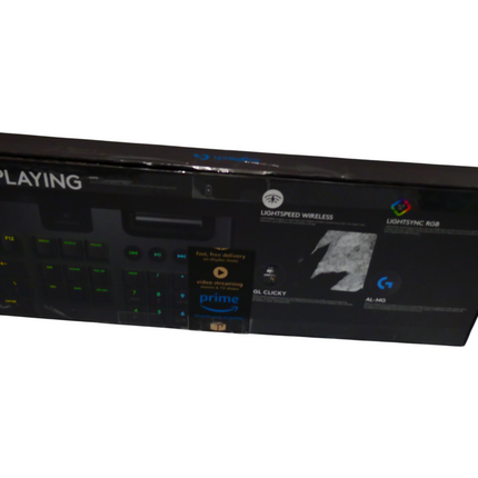 Logitech G915 LIGHTSPEED RGB Mechanical Gaming Keyboard, Low Profile GL Clicky K