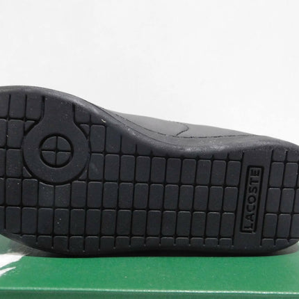 Lacoste Carnaby EVO 118 4 Kids Fashion Shoes, Black/Black - 11 US