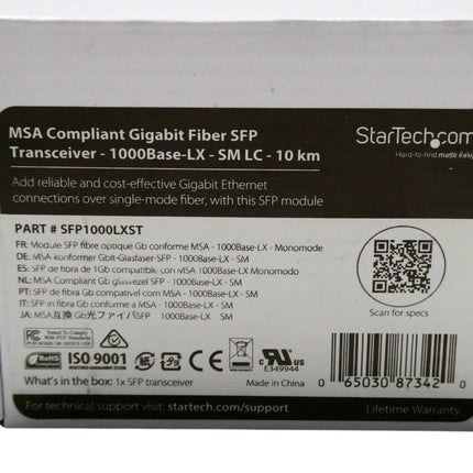 StarTech.com SFP1000LXST 1000BASE-LX MSA Compliant SFP Module - LC Connector