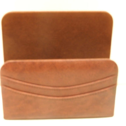 Dacasso Mocha Leather Letter Holder