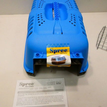 Pet Carrier: Hard-Sided Dog Carrier, Cat Carrier, Small Animal Carrier in Blue