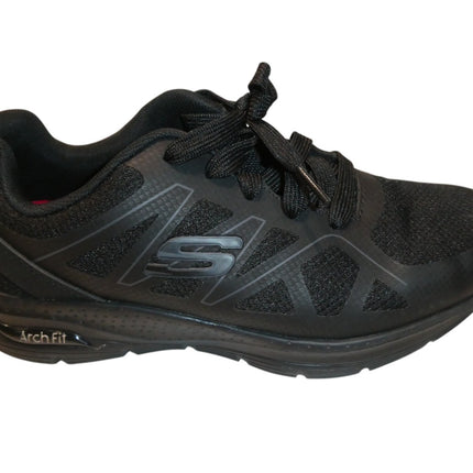 Skechers Men's Work: Arch Fit Slip Resistant Sneaker, Axtell - Black, US 8