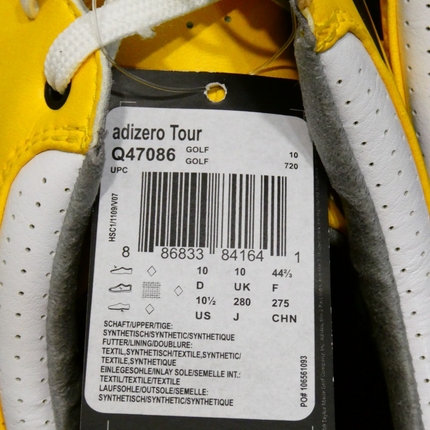 Adidas Men's Adizero Tour Golf Shoe UK10, EU 44.5