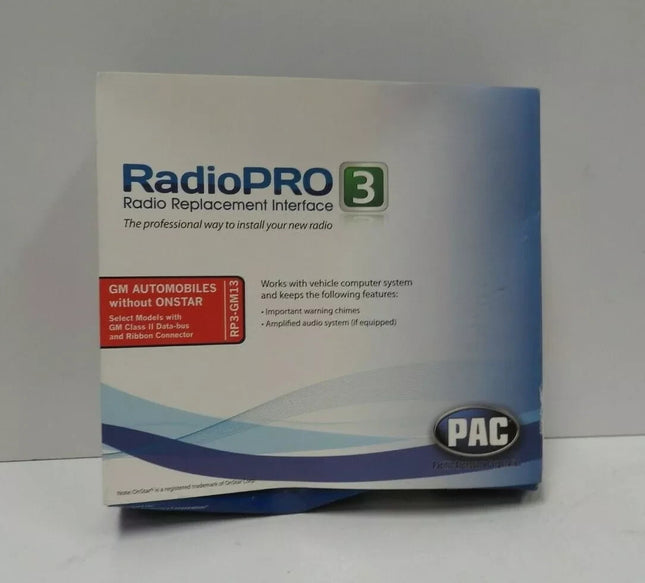 PAC RP3-GM13 Radio Replacement Interface for Select GM Vehicles