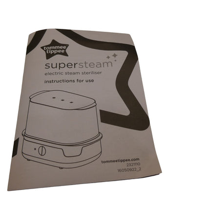 Tommee Tippee Advanced Steam Electric Steriliser for Baby Bottles, Kills Viruses