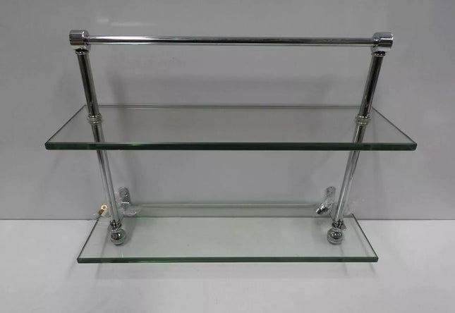 Allied Brass 16" Double Shelf w/Towel Bar Satin Nickel, MA-2/16TB-SN-p, MA-2/16T