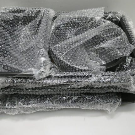 NutriChef 6-Piece Nonstick Baking Pans Set - Black Carbon Steel with Premium Non