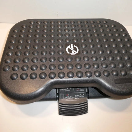 Mind Reader ' Comfy ' Adjustable Height Ergonomic Foot Rest - Black