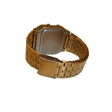 Casio Digital Gold Stainless Steel World Time Watch A500WGA-9DF