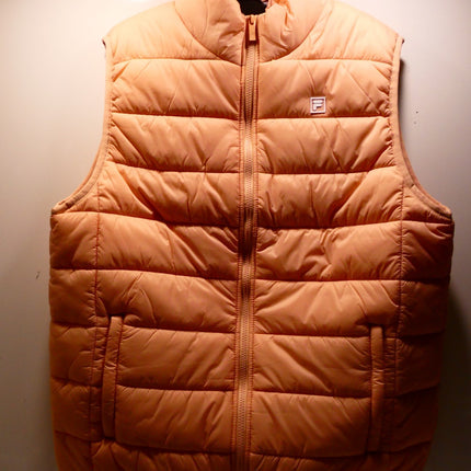 FILA Unisex Adult's Aldo Uni Puffer Jacket, Mahogany Rose, Medium