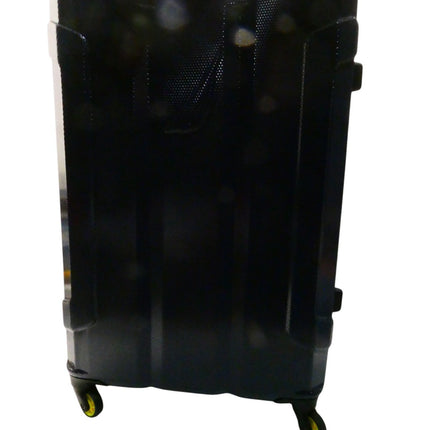 Nautica Maker Hardside Spinner Luggage, Navy/Yellow, Checked-Large 29-Inch, Make