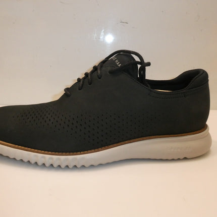 Cole Haan Men's 2.Zerogrand Laser Wing Oxford, Black Nubuck/Grey, 9US