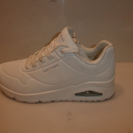 Skechers Women's Uno - Stand On Air Sneaker, White, US 7