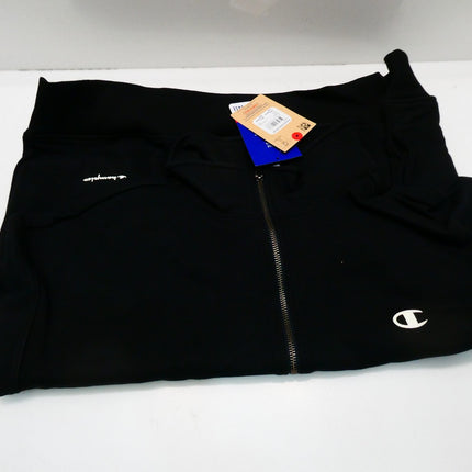 Champion Womens CH ROCH BASE QTR ZIP Jackets, Black, Large US