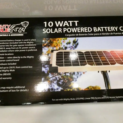 Mighty Mule Solar Panel Charging Kit 10 Watt - FM123